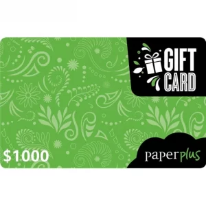 Paper Plus $1000 NZD Physical Gift Card (Express Delivery)