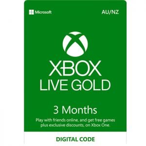 3 Months Xbox Live Gold Membership AU NZ