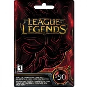 League of Legends Game 50 NZD Prepaid Digital Gift Card