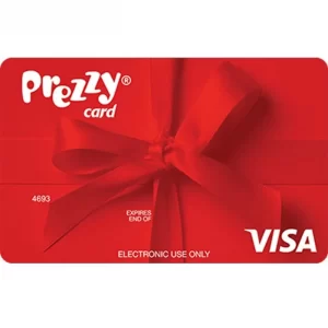 Prezzy Card Digital Prepaid Visa Gift Cards (Email Delivery)