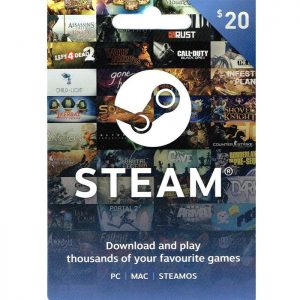 Steam Gift Cards 20 NZD