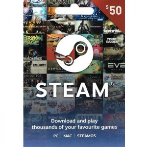 Steam Gift Cards 50 NZD