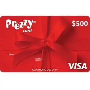 Exchange Prezzy Card $500 NZD Visa Gift Card (Express Delivery)