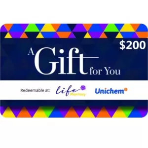 Life Pharmacy/Unichem Pharmacy $200 NZD Physical Gift Card (Express Delivery)