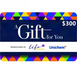 Life Pharmacy/Unichem Pharmacy $300 NZD Physical Gift Card (Express Delivery)