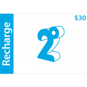 2degrees Mobile 30 NZD Prepay Digital Top Up Vouchers Email Delivery