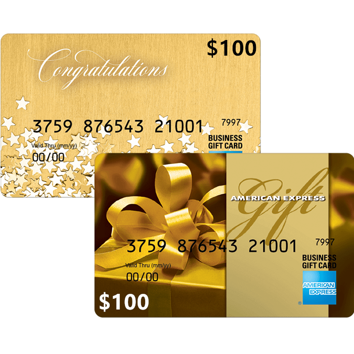 American Express 100 USD Digital Prepaid Gift Cards Email Delivery