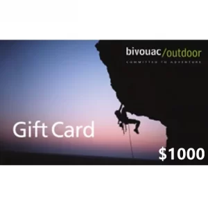 Bivouac Outdoor $1000 NZD Physical Gift Card (Express Delivery)