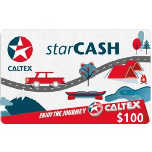 Caltex StarCash $100 NZD Physical Gift Card (Express Delivery)