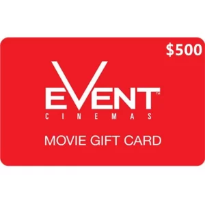 EVENT Cinemas $500 NZD Physical Gift Card (Express Delivery)