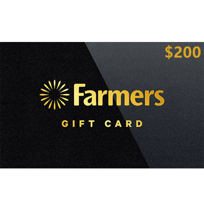 Farmers 200 NZD Gift Cards Email Delivery