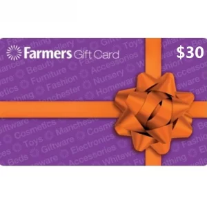 Farmers $30 NZD Physical Gift Card (Express Delivery)