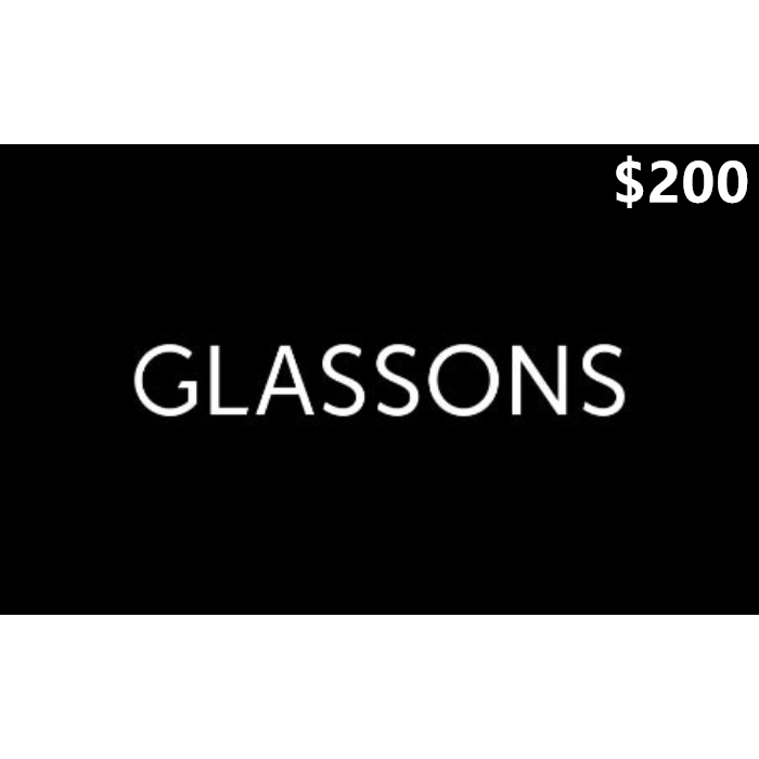 Glassons 200 NZD Digital Gift Card Voucher Email Delivery