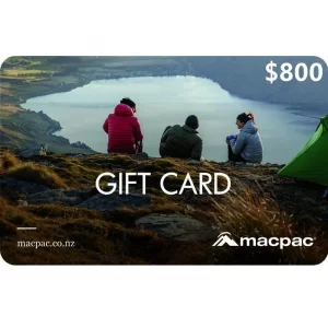 Macpac $800 NZD Physical Gift Card (Express Delivery)