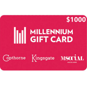 Millennium Hotel $1000 NZD Physical Gift Card (Express Delivery)