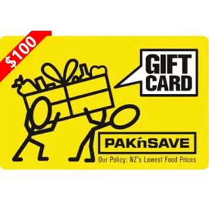 PAK'nSAVE $100 NZD Physical Gift Card (Express Delivery)
