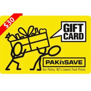 PAK'nSAVE $30 NZD Physical Gift Card (Express Delivery)