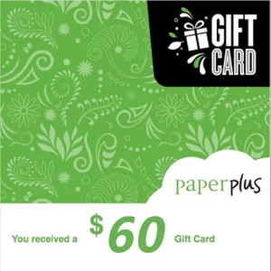 Paper Plus $60 NZD Digital Gift Cards (Email Delivery)
