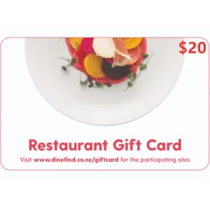 Restaurant $20 NZD Physical Gift Card (Express Delivery)