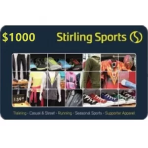 Stirling Sports $1000 NZD Physical Gift Card (Express Delivery)