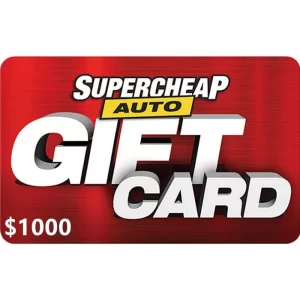 SuperCheap Auto $1000 NZD Physical Gift Card (Express Delivery)