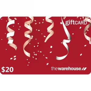 The Warehouse $20 NZD Physical Gift Card (Express Delivery)