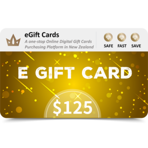 eGift Cards $125 NZD E Gift Card (Email Delivery) 2 eGift Cards 125 NZD E Gift Card Email Delivery 2