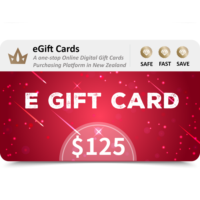 eGift Cards 125 NZD E Gift Card Email Delivery 4