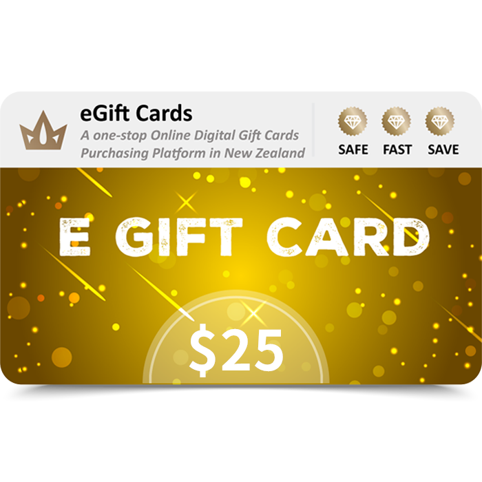 eGift Cards 25 NZD E Gift Card Email Delivery 2