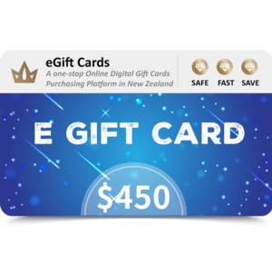 eGift Cards 450 NZD E Gift Card Email Delivery