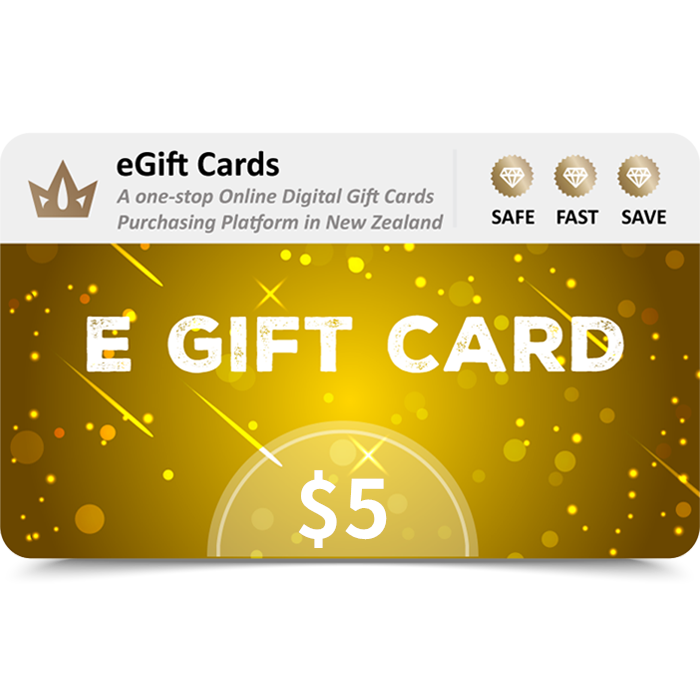 eGift Cards 5 NZD E Gift Card Email Delivery 2