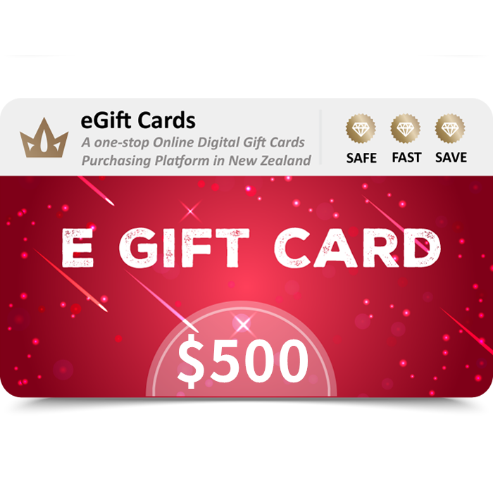 eGift Cards 500 NZD E Gift Card Email Delivery 4