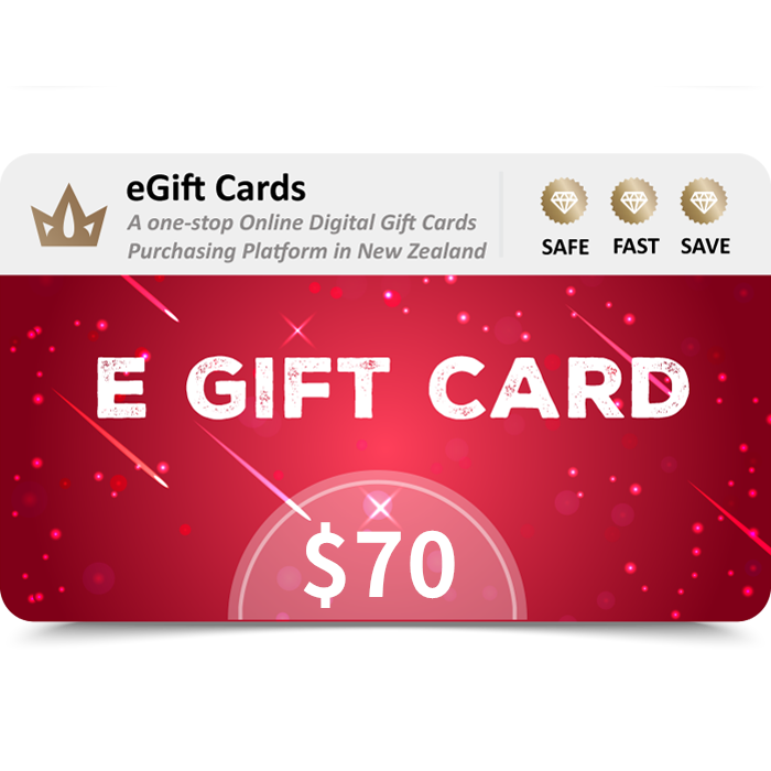 eGift Cards 70 NZD E Gift Card Email Delivery 4