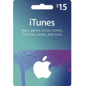 Apple iTunes $15 USD Digital Gift Card (Email Delivery)