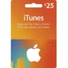 itunes card us 25 for us accounts only 196410.4