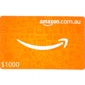 Amazon $1000 AUD Digital Gift Card/Voucher (Email Delivery)