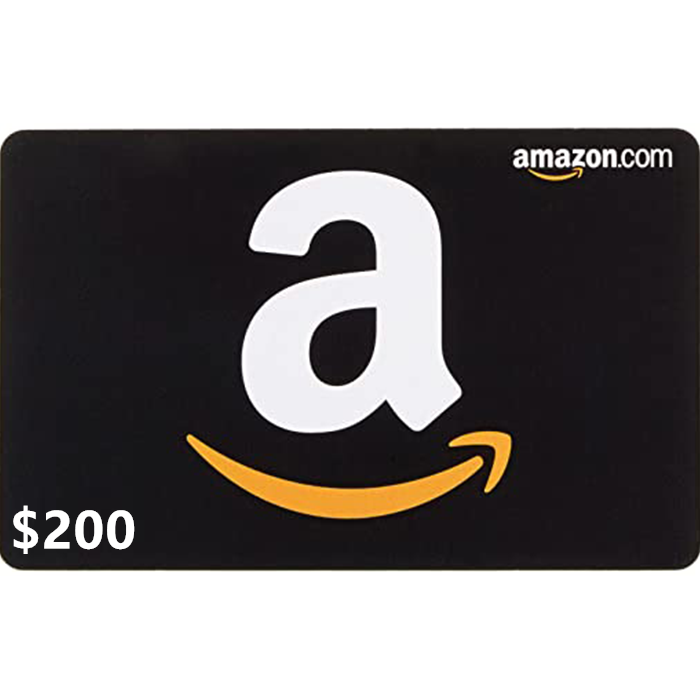 Amazon 200 USD Digital Gift Cards Email Delivery