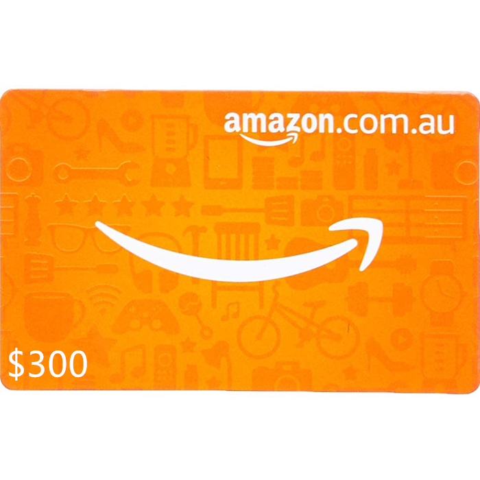 Amazon 300 AUD Digital Gift Cards Email Delivery