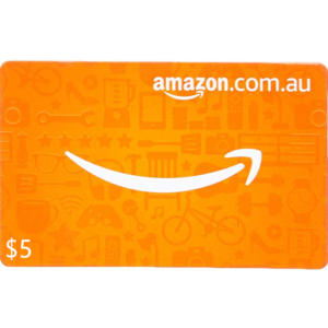 Amazon $5 AUD Digital Gift Card/Voucher (Email Delivery)