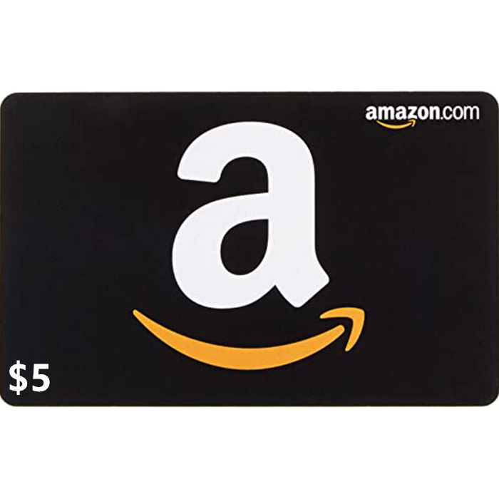 Amazon 5 USD Digital Gift Cards Email Delivery