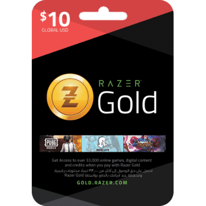 Razer Gold 10 AUD Gift Card Email Delivery