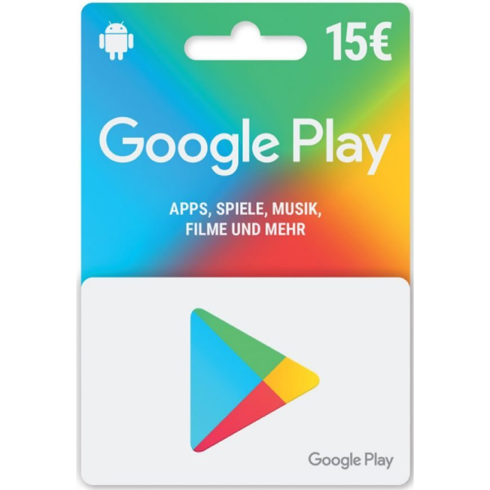 Google Play E15 EUR Digital Gift Cards