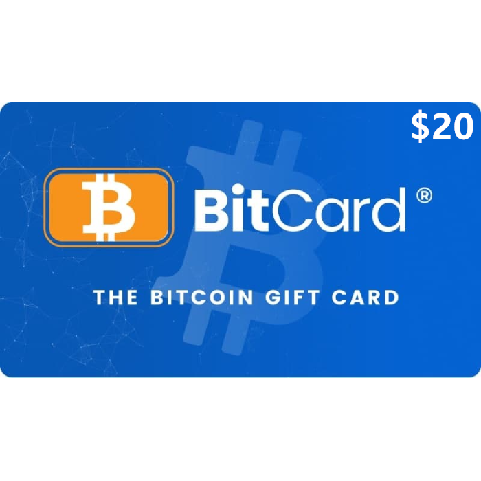 BitCard 20 USD US Digital Gift Card Email Delivery