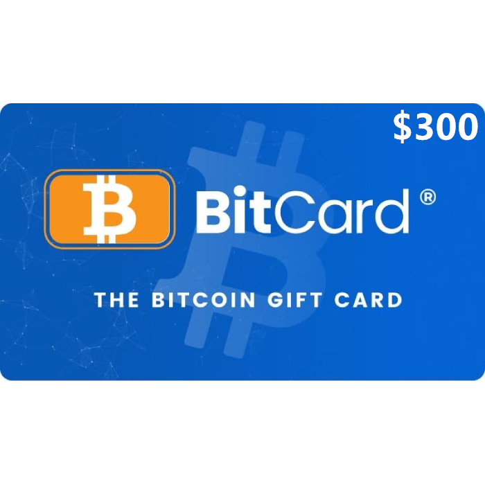 BitCard 300 USD US Digital Gift Card Email Delivery