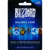 Blizzard Gift Card 25 NZD NZ Digital Gift Card Email Delivery