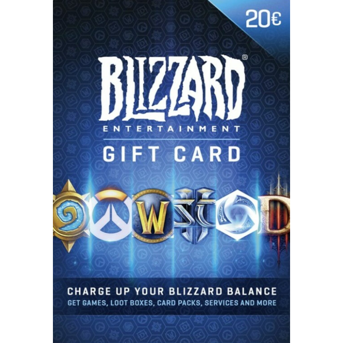 Blizzard Gift Card E20 EUR EU Digital Gift Card Email Delivery