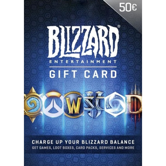 Blizzard Gift Card E50 EUR EU Digital Gift Card Email Delivery