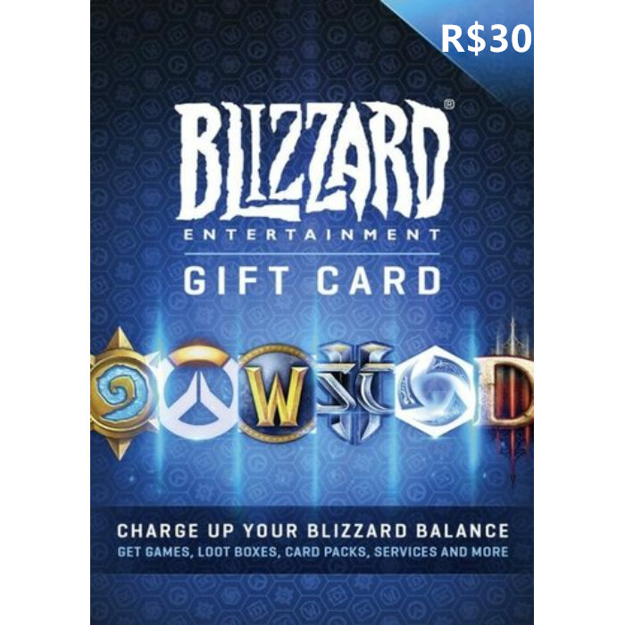 Blizzard Gift Card R30 BRL BR Digital Gift Card Email Delivery