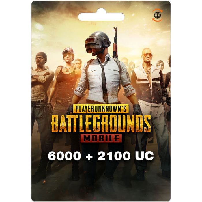 PUBG 8100UC 100 USD US Digital Gift Card Email Delivery