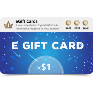 eGift Cards $1 NZD E Gift Card (Email Delivery)